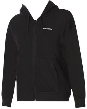 Hummel Helen Zip Hoodie Für Damen - Schwarz