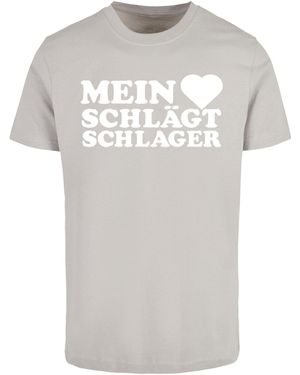 Merchcode Mhss logo weiß t-shirt - Grau