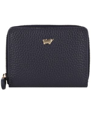 Braun Büffel Asti Geldbörse Leder 10 Cm Für Damen - Blau