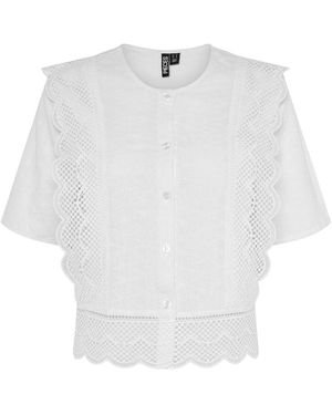 Pieces Bluse Für Erwachsene, /Mädchen Für Damen - Weiß