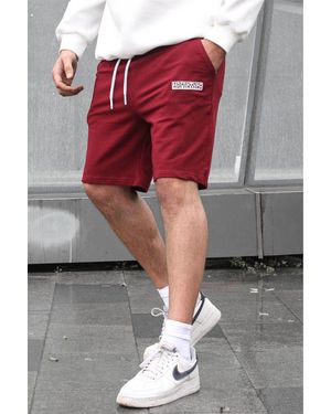 Madmext Bedruckte Capri-Shorts - Rot
