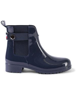 Tommy Hilfiger Pvc Stiefel Fw0Fw06777Dw5 Für Damen - Blau