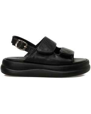 İnci Inci Schwarze Sandalen Mit Dicker Sohle Für Damen