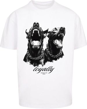 Upscale by Mister Tee Loyalty Dogs – Schweres Oversize-T-Shirt Für Herren - Schwarz