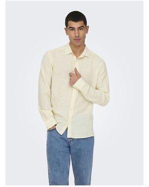Only & Sons Hemd Onscaiden Hemd Für Herren - Gelb