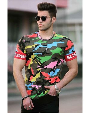 Madmext Tarn-T-Shirt-3 4022 Für Herren - Grün