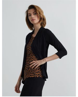 PAULMARK Doppelte Bluse Für Damen - Schwarz