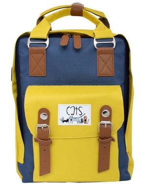 BIGGDESIGN Katzen-Rucksack Mit Usb-Anschluss - Blau
