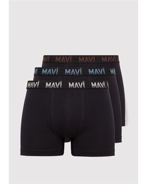 Mavi 3Er-Pack Schwarze Basic-Boxershorts -900 Für Herren