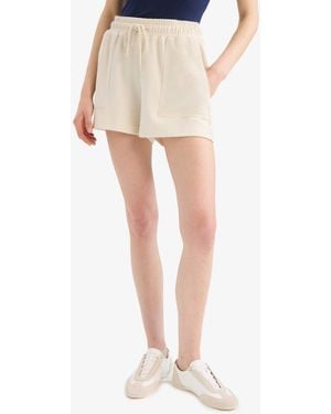 Defacto Regular Fit Flexible Taille Taschen Bermuda Shorts D3327Ax25Sp Für Damen - Natur