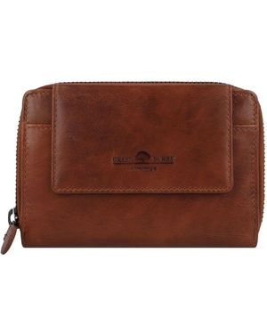 Greenburry Newport Geldbörse Rfid Schutz Leder 14 Cm Für Damen - Braun