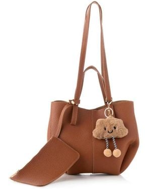 Lucky Bees Hand- Und Umhängetasche Für Damen - Braun
