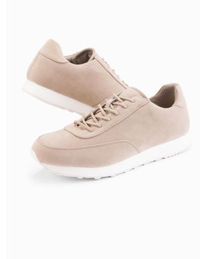 Ombre Sportliche Sneaker Aus Leder Mit Wildleder-Finish Sand V4 45 Für Herren - Pink
