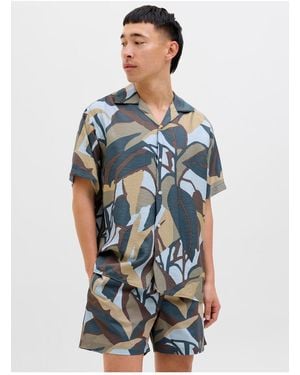 Jack & Jones Hemd Relaxed Fit Hemd Für Herren - Blau