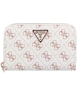 Guess Eco Carly Geldbörse 14 Cm Für Damen - Weiß