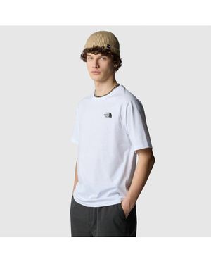 The North Face M S/S North Faces Tee T-Shirt Nf0A87Nufn41-S Für Herren - Weiß