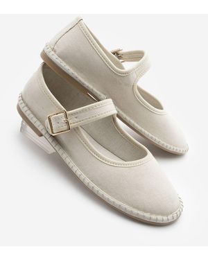 Marjin Ballerinas Mirces Leinenband Für Damen - Weiß