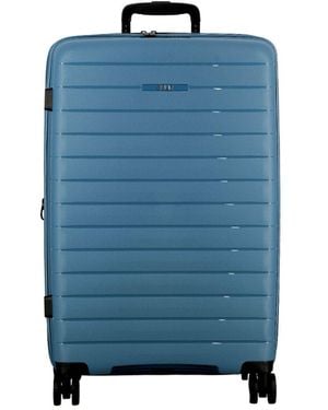 Jump Apparel Striper 4 Rollen Trolley 68 Cm Mit Dehnfalte Für Herren - Blau