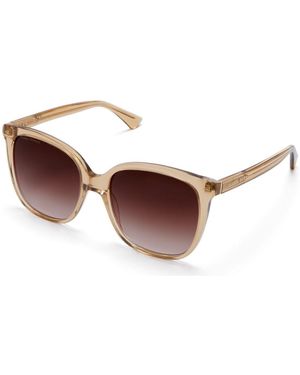 Isabel Bernard La Villette Raison Transparent Quadratisch Sonnenbrille Ib400007-02-14 Für Damen - Braun