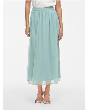 Vila Maxirock Vifalia High Waist Für Damen - Grün