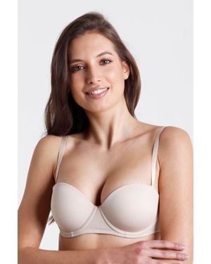 Penti Tief Ausgeschnittener Multiway-Push-Up-Bh - Natur