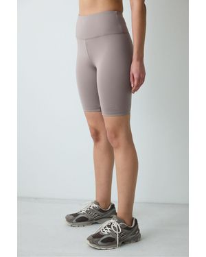 Penti Nerzfarbene, Glatte, Kurze Biker-Radler-Leggings Mit Hoher Taille Für Damen - Mehrfarbig