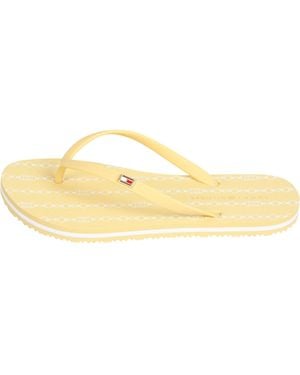 Tommy Hilfiger Hilfiger Strap Strandsandale Für Damen - Gelb