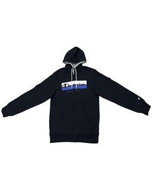 Champion Kapuzenpullover Mit Durchgehendem Reißverschluss Für Herren - Blau