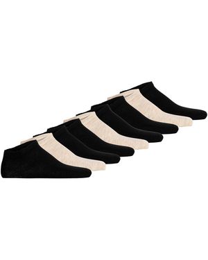 Hudson Jeans Sneakersocken, 9Er Pack Easy, Komfortbund, Kurze Socken, Einfarbig - Schwarz
