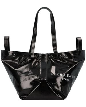 Liebeskind Berlin Elvira Shopper Tasche Leder 22.5 Cm Für Damen - Schwarz
