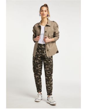 myMo Utility Jacke Für Damen - Braun