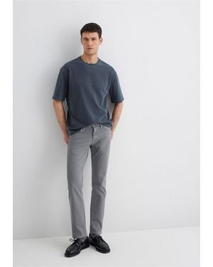 Mavi Bequeme Gabardine-Hose Hunter Tin, 0020231022 Für Herren - Grau