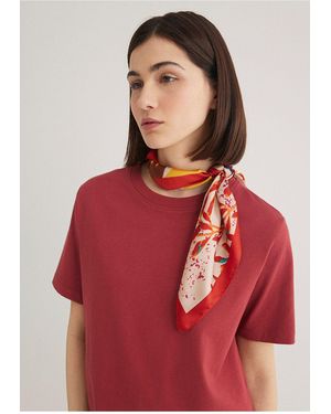 Mavi Marineblaues Bandana-32184 Für Damen - Rot