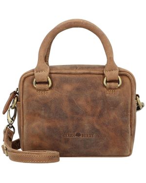 Greenburry Vintage Mini Bag Handtasche Leder 18 Cm Für Damen - Braun