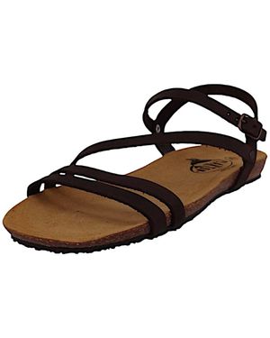 Plakton Komfort Sandalen Mam Vita 575660 575660 Apure Marron Leder Für Damen - Braun