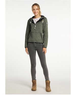 Schmuddelwedda Strickfleecejacke Für Damen - Grün