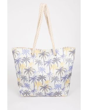 Defacto Strandtasche Modell B9084Axns Für Damen - Weiß