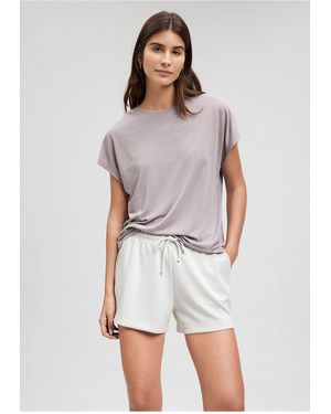 Mavi Beige sporty lux t-shirt – normale passform -70115 - Weiß