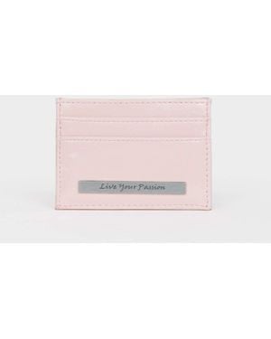 Defacto Kartenetui Aus Kunstleder Für Damen - Pink