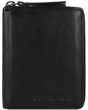 Greenburry Colombiana Geldbörse Rfid Schutz Leder 10.5 Cm Für Herren - Schwarz
