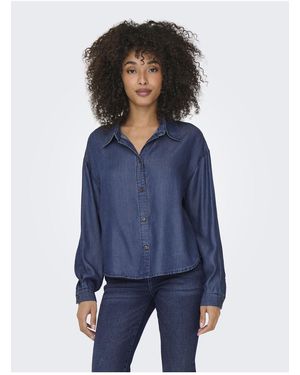 ONLY Top Onlcharis Top Für Damen - Blau