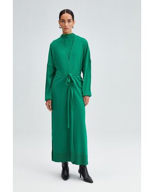 Touché Privé Strickkleid, Strickjacke, Anzug Für Damen - Grün