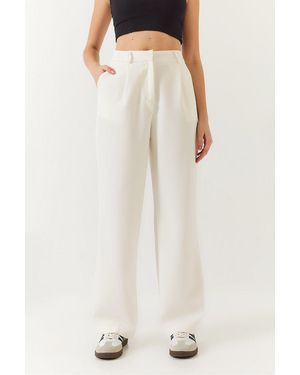 Bianco Lucci Palazzo Hose 4000 - Weiß