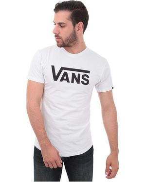 Vans Klassisches T-Shirt (000Gggyb21-R) Für Herren - Weiß