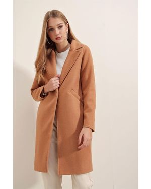 Bigdart 9085 Kase-Mantel – Keks Für Damen - Braun