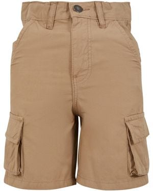 Urban Classics Boys Knee Pleat Cargo Shorts Für Herren - Braun