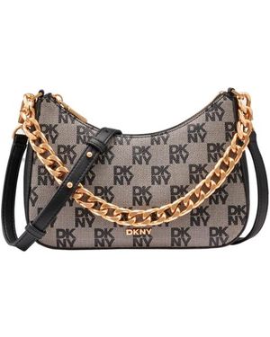 DKNY Jenna Demi Crossbody - Grau
