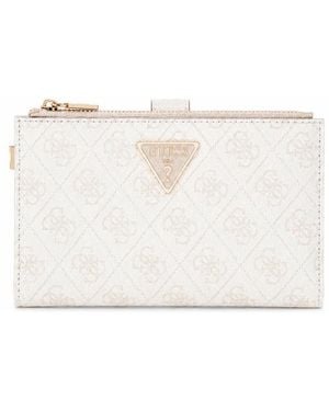 Guess Portafoglio Laurel Con Logo 4G - Neutro