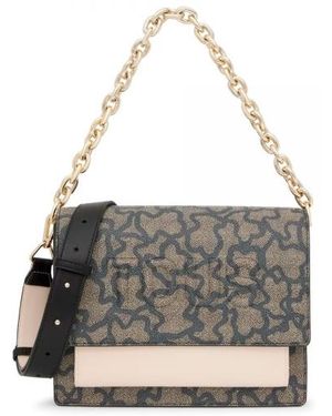 Tous Borsa A Tracolla Media Audree Kaos Icon Nera/Multicolore - Grigio