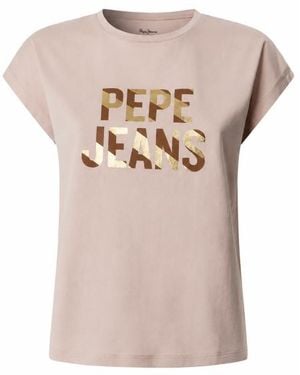 Pepe Jeans T-Shirts, Tops Und Polos - Natur